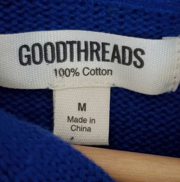 💚5/$25 Goodthreads Men's Soft Cotton Shawl Knit Sweater Size Medium - Picture 5 of 5